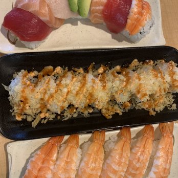 Kenko Ya - Rainbow Roll, Spicy Ahi Crunch Maki, Ebi Nigiri - Japanese Near Me - Kaneohe, Hawaii Kenko Ya - Rainbow Roll, Spicy Ahi Crunch Maki, Ebi Nigiri - Japanese Near Me - Kaneohe, Hawaii
