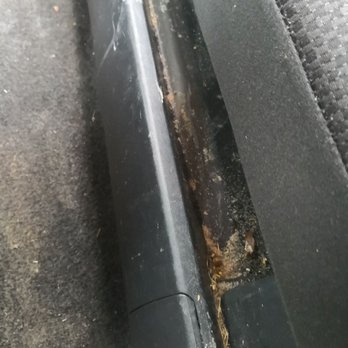 Autobell Car Wash - Area under back seats that didn't even get touched - Car Wash Near Me - Chesapeake, Virginia
