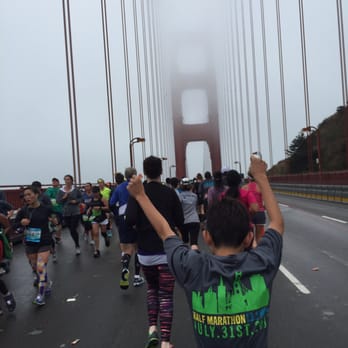 The San Francisco Marathon - Running 1st half or full marathon gives you bragging rights that you run the Golden Gate Bridge. - Races & Competitions Near Me The San Francisco Marathon - Running 1st half or full marathon gives you bragging rights that you run the Golden Gate Bridge. - Races & Competitions Near Me