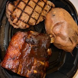 Texas Roadhouse - Rib and steak combo @hybrideater