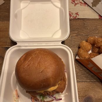 Birdcall - All Natural Chicken - Southern Sammie w tots - Chicken Shop Near Me - Denver, Colorado