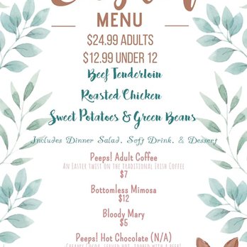 The Irish Legend - Special Easter Menu - American Near Me - Willow Springs, Illinois The Irish Legend - Special Easter Menu - American Near Me - Willow Springs, Illinois