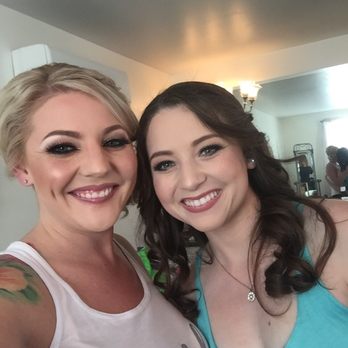 Lisa's Hair N Makeup - One of my bridesmaids and I. Lisa nailed the dramatic eyes! - Makeup Artists Near Me Lisa's Hair N Makeup - One of my bridesmaids and I. Lisa nailed the dramatic eyes! - Makeup Artists Near Me