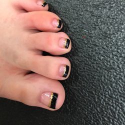 First Tip Nails - My toes aren't the prettiest but they look so much better now that first tip has spruced them up! Love love love!