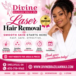 Divine Brazilian Wax & Spa - Laser Hair Removal at Divine Brazilian Wax & Spa in Snellville, Ga