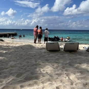 Buccanos Bar & Grill - Jet skis where people swim. Saw multiple close calls. - Seafood Near Me - Cozumel, ROO Buccanos Bar & Grill - Jet skis where people swim. Saw multiple close calls. - Seafood Near Me - Cozumel, ROO