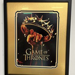 Game of Thrones custom framed poster