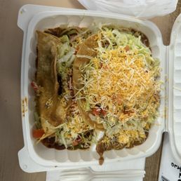 Two Beef Tacos Plate Two Beef Tacos Plate