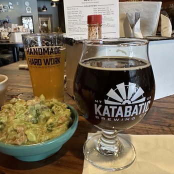 Katabatic Brewing - a glass of beer and a bowl of guacamole - Breweries Near Me - Livingston, Montana Katabatic Brewing - a glass of beer and a bowl of guacamole - Breweries Near Me - Livingston, Montana
