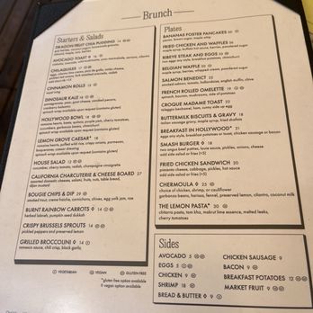 Lemon Grove - Menu - Cocktail Bars Near Me - Los Angeles, California