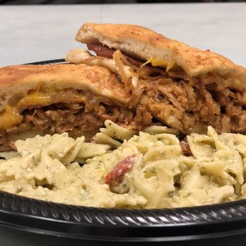 Stone Oven - BBQ chicken Sandwich (in portrait mode) - Salad Near Me - Canoga Park, California