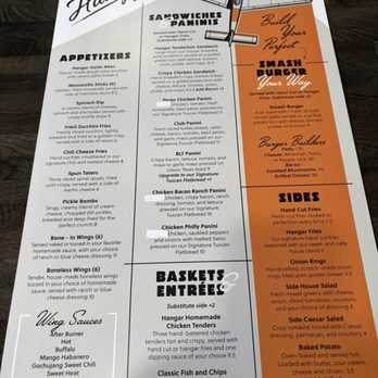 The Hangar 25 - Front Page Menu - Breakfast & Brunch Near Me - Knob Noster, Missouri
