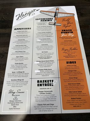 Menu photo 1 The Hangar 25 Knob Noster, MO