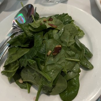 Acqua e Farina - Spinach salad w/pine nuts - Italian Near Me - Hayward, California