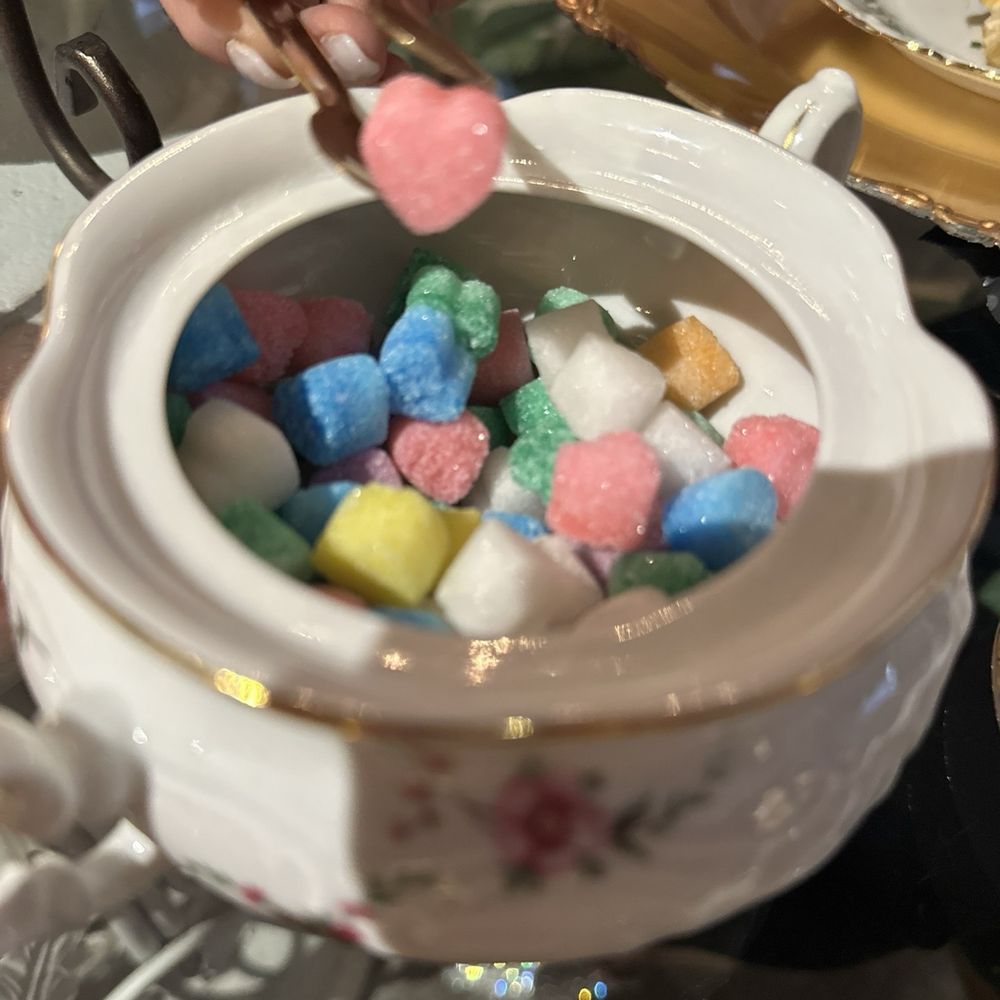 Golden Rose Tea Room - Sugar cubes served - Tea Rooms Near Me - Amarillo, Texas