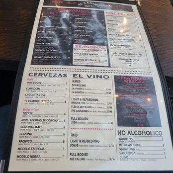 El Camino - Menu - Mexican Near Me - Boca Raton, Florida El Camino - Menu - Mexican Near Me - Boca Raton, Florida