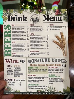 Menu photo 8 The Milleridge Inn Jericho, NY