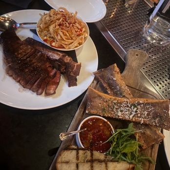 RingSide Steakhouse - Bone-In Ribeye Steak* (20 oz.) and bone marrow - Steakhouses Near Me - Portland, Oregon RingSide Steakhouse - Bone-In Ribeye Steak* (20 oz.) and bone marrow - Steakhouses Near Me - Portland, Oregon