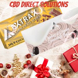 CBD Direct Solutions - Extrax - Delta 9 THC Live Resin Cookies 'n' Cream and Milk Chocolate Candy Bars 150mg edibles.
