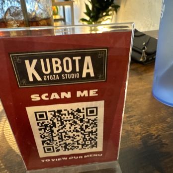 Gyoza Studio Kubota - QR code menu - Japanese Near Me - Honolulu, Hawaii