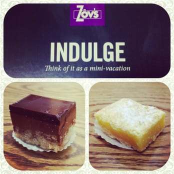 Zov's - Chocolate-peanut butter rice crispy treats & lemon bars. Thank you Zov's; you're the best! - Mediterranean Near Me - Tustin, California Zov's - Chocolate-peanut butter rice crispy treats & lemon bars. Thank you Zov's; you're the best! - Mediterranean Near Me - Tustin, California