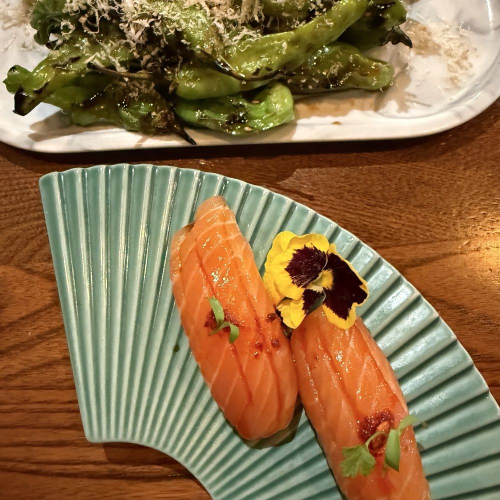 Fujiya - Salmon nigiri - Japanese Near Me - Elk Grove, California