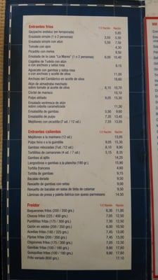 Menu photo 5 Mariscos la Marea Cadiz, CA
