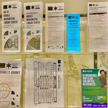 Harold Washington Library Center - Chicago Public Library - Guest Pamphlets-10/2023 - Libraries Near Me - Chicago, Illinois Harold Washington Library Center - Chicago Public Library - Guest Pamphlets-10/2023 - Libraries Near Me - Chicago, Illinois