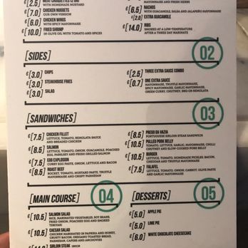 The Couch Sports Bar - Food menu - Sports Bars Near Me - Lisbon, 11