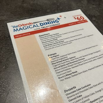 Sharks Underwater Grill - Menu - New American Near Me - Orlando, Florida