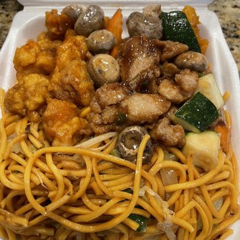 Lucky Wok - 2 item Special Combo B Plate , comes out to be $8.50 after tax. I got Orange chicken and mushroom chicken - Chinese Near Me - Riverside, California Lucky Wok - 2 item Special Combo B Plate , comes out to be $8.50 after tax. I got Orange chicken and mushroom chicken - Chinese Near Me - Riverside, California