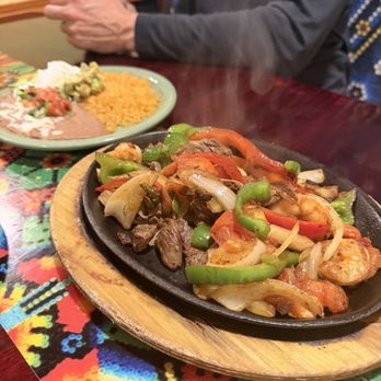 Pueblito Mexican Restaurant - Fajitas with steak and shrimp - Mexican Near Me - Chico, California Pueblito Mexican Restaurant - Fajitas with steak and shrimp - Mexican Near Me - Chico, California