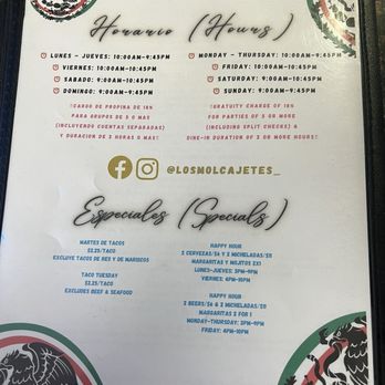 Los Molcajetes Restaurant - Menu - Mexican Near Me - Homestead, Florida Los Molcajetes Restaurant - Menu - Mexican Near Me - Homestead, Florida