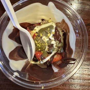 Jerusalem Grill - Fresh strawberries in Dubai chocolate - Mediterranean Near Me - San Antonio, Texas Jerusalem Grill - Fresh strawberries in Dubai chocolate - Mediterranean Near Me - San Antonio, Texas