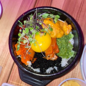 Plan B - Mini Uni Tobiko Rice - Lounges Near Me - New York, New York Plan B - Mini Uni Tobiko Rice - Lounges Near Me - New York, New York