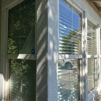 Squeaky Clean Services - Before on the left and after on the right - Window Washing Near Me