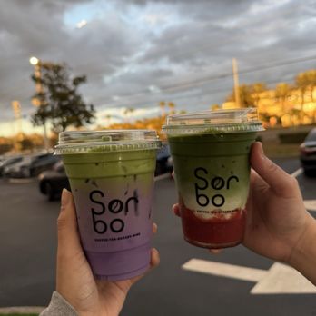 Sorbo - Matcha Ube Latte and Strawberry Matcha Latte - Wine Bars Near Me - Wesley Chapel, Florida Sorbo - Matcha Ube Latte and Strawberry Matcha Latte - Wine Bars Near Me - Wesley Chapel, Florida