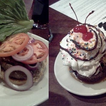 Hell's Kitchen - Bison Burger with Fruit, Brownie Bonanza, Habenero Ice Cream - New American Near Me - Minneapolis, Minnesota Hell's Kitchen - Bison Burger with Fruit, Brownie Bonanza, Habenero Ice Cream - New American Near Me - Minneapolis, Minnesota