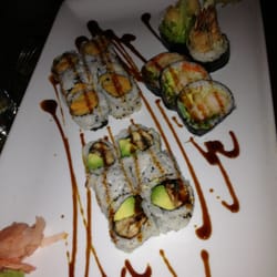 Tengda Asian Bistro - Eel avocado roll, Sweet potato roll, shrimp tempura roll