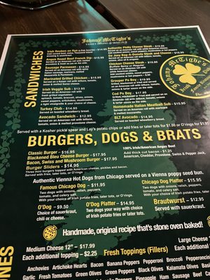 Menu photo 3 Johnny McTighe's Irish Pub Blue Mountain Beach, FL Menu photo 3 Johnny McTighe's Irish Pub Blue Mountain Beach, FL