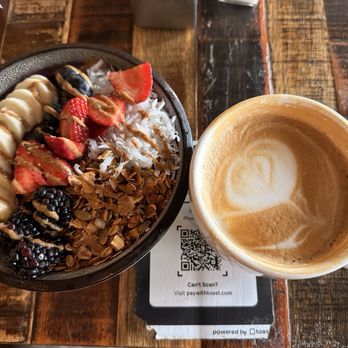 Kaldi's Social House - Açaà Bowl and caramel macchiato. - Coffee & Tea Near Me - Silver Spring, Maryland Kaldi's Social House - Açaà Bowl and caramel macchiato. - Coffee & Tea Near Me - Silver Spring, Maryland