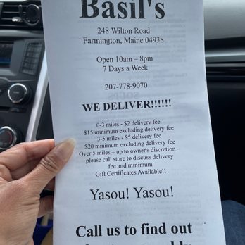 Basil’s - Menu - Pizza Near Me - Farmington, Maine Basil’s - Menu - Pizza Near Me - Farmington, Maine
