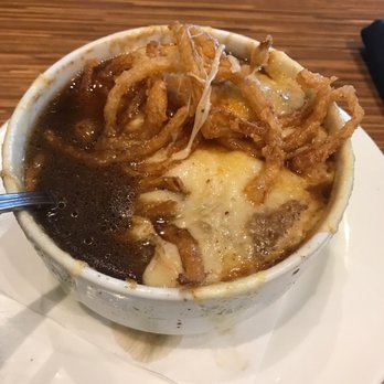 Stone Creek Dining - French onion after a bite or two! - Steakhouses Near Me - Plainfield, Indiana Stone Creek Dining - French onion after a bite or two! - Steakhouses Near Me - Plainfield, Indiana
