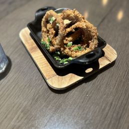 Onion Rings- this is a side order... there were four of them