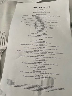 Menu photo 8 1703 Restaurant & Catering Winston Salem, NC Menu photo 8 1703 Restaurant & Catering Winston Salem, NC