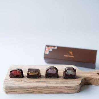 Choco le'a - Seasonal Item: 4pc Assorted Fresh Mochi Truffles (koi fish box especially for Children's Day) - Chocolatiers & Shops Near Me - Honolulu, Hawaii