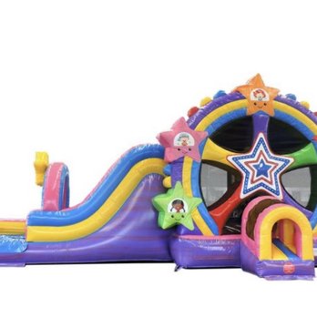 Incredible Chicago Inflatables - Mega Ferris wheel bounce house with slide $400 - Party Equipment Rentals Near Me