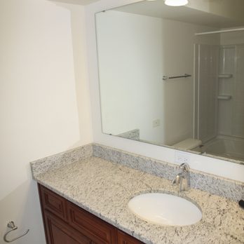 Neighborhood Properties - A renovated bathroom at Turtle Creek - Apartments Near Me - Charlottesville, Virginia Neighborhood Properties - A renovated bathroom at Turtle Creek - Apartments Near Me - Charlottesville, Virginia