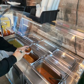 El Pollo Grill - Bonita - Salsa bar - Mexican Near Me - Chula Vista, California