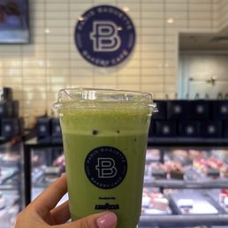 Ice Matcha Almond Latte